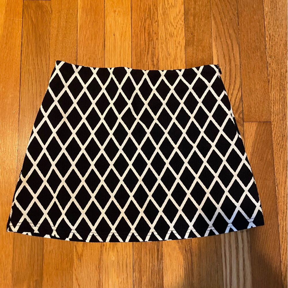 Dark blue and white skirt